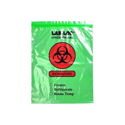 Elkay Plastics 2-Wall Lab-Loc® Specimen Transfer Bags