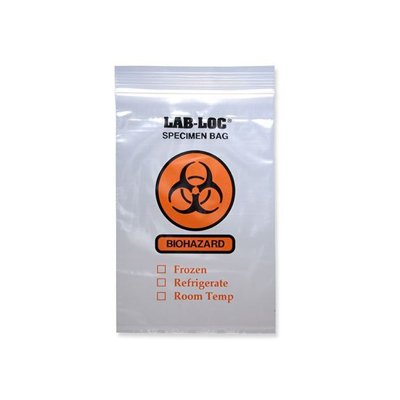 2-Wall Lab-Loc® Specimen Transfer Bags
