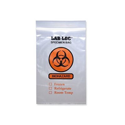 Elkay Plastics 3-Wall Lab-Loc® Specimen Transfer Bags