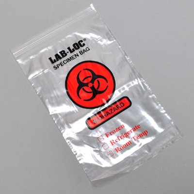 Elkay Plastics 3-Wall Lab-Loc® Specimen Transfer Bags