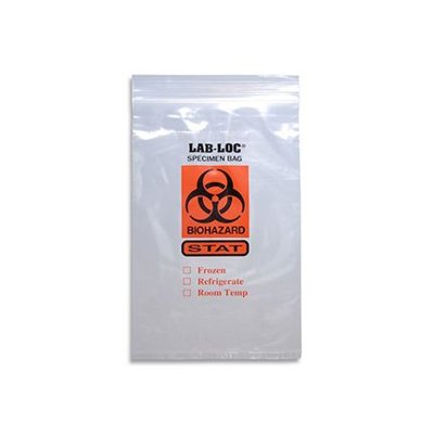 Elkay Plastics 3-Wall Lab-Loc® Specimen Transfer Bags