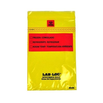Elkay Plastics 3-Wall Lab-Loc® Specimen Transfer Bags