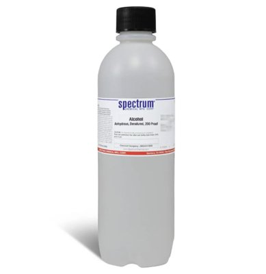 Spectrum Chemical Alcohol, Anhydrous, Denatured, 200 Proof