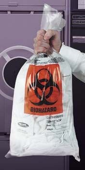 Autoclavable Biohazard Bags, 1.5 mil
