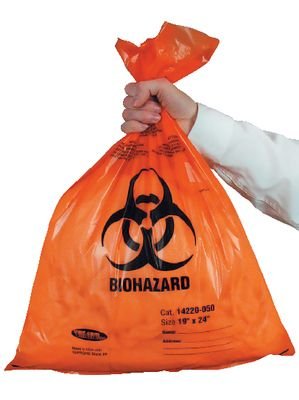 Autoclavable Biohazard Bags with Indicator, 2.0 mil