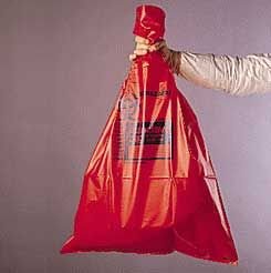Autoclavable Polyethylene Biohazard Bags, 4 mil