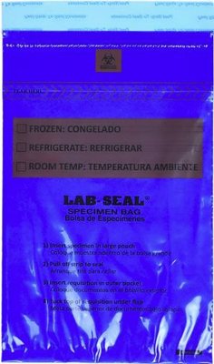 Elkay Plastics Lab-Seal® Tamper-Evident 3-Wall Specimen Bags