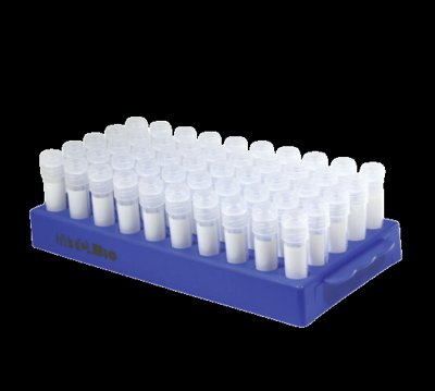 Racked Cryogenic Vials