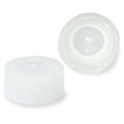 Globe Scientific Screw Caps with O-Ring for Microcentrifuge Tubes