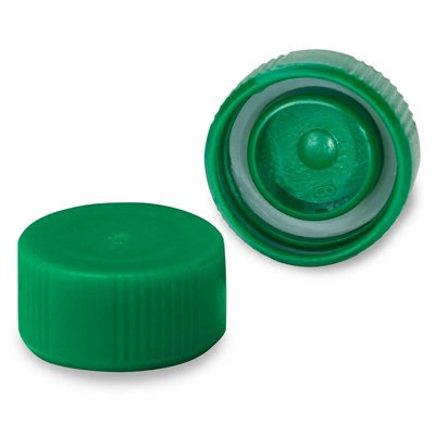 Globe Scientific Screw Caps with O-Ring for Microcentrifuge Tubes