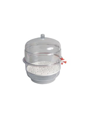 Clear Base Vacuum Desiccators, 6-12"
