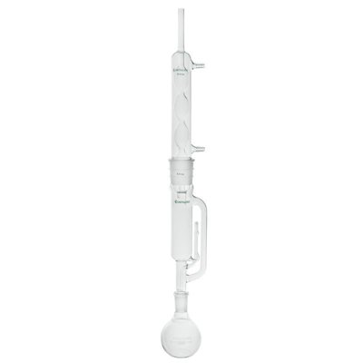 Complete Soxhlet Extraction Apparatus, Round Bottom Flask