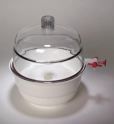 Desiccators, Vacuum, White Base, PP/PC