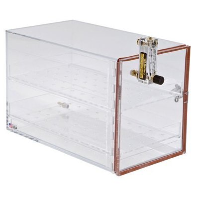 Dynalon Products Small Nitrogen Purge Desiccator Cabinet