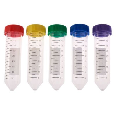 CELLTREAT Assorted Color Cap Centrifuge Tubes