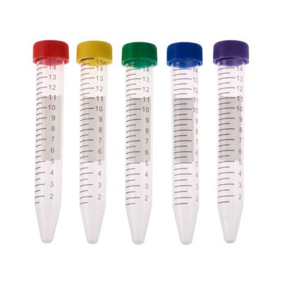 CELLTREAT Assorted Color Cap Centrifuge Tubes