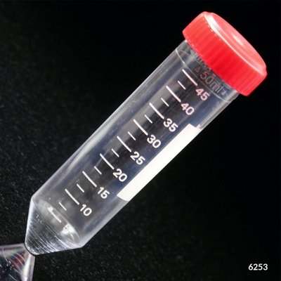 Globe Scientific Centrifuge Tubes with Red Caps