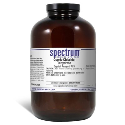 Spectrum Chemical Cupric Chloride, Dihydrate, Crystal, Reagent, ACS