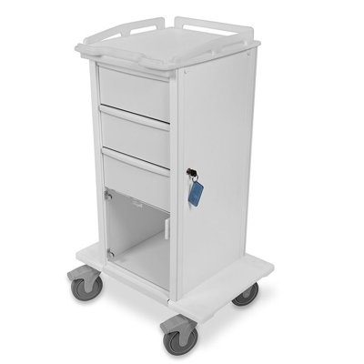 TrippNT Element 06 Tall Space Saving Healthcare Cart 