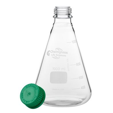 Erlenmeyer Flasks with GL Threads