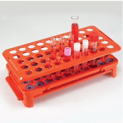 Globe Scientific Grip Rack with Tube Ejector, Globe Scientific