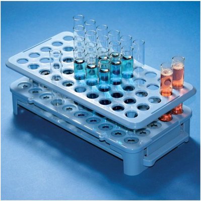 Globe Scientific Grip Rack with Tube Ejector, Globe Scientific