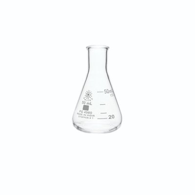 United Scientific Narrow Mouth Erlenmeyer Flasks, Borosilicate Glass, 10mL - 5000mL