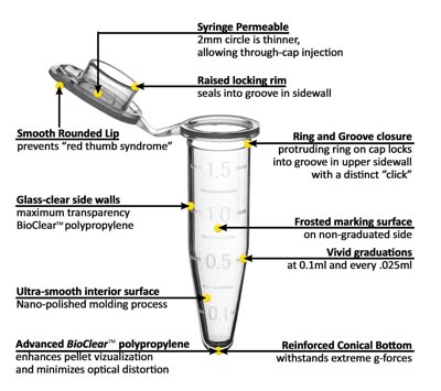MTC Bio SureSeal Microcentrifuge Tubes