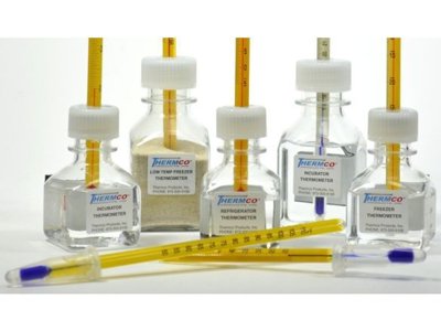 ACCU-SAFE Enclosed Chamber Bottle Thermometer