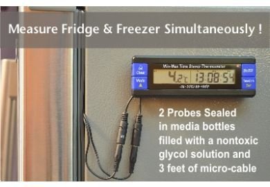 Dual-Temp Digital Vaccine Thermometer Kit