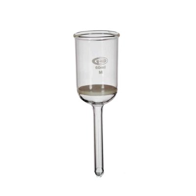 Glass Buchner Funnels With Fritted Disc, 15mL - 60mL