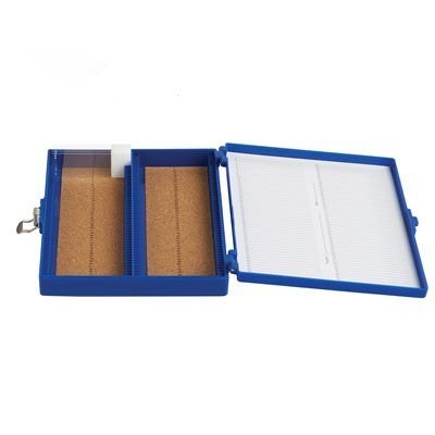 Heathrow Scientific Premium Microscope Slide Box, 100 Place