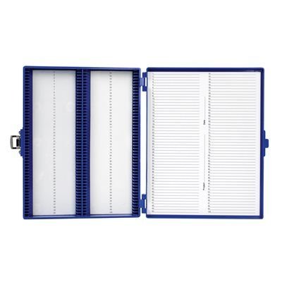 Premium Microscope Slide Box, 100 Place