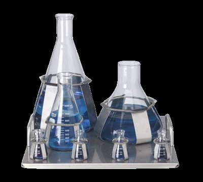 Sheldon Manufacturing Stainless Steel Flask Clamps & Shaking Racks 