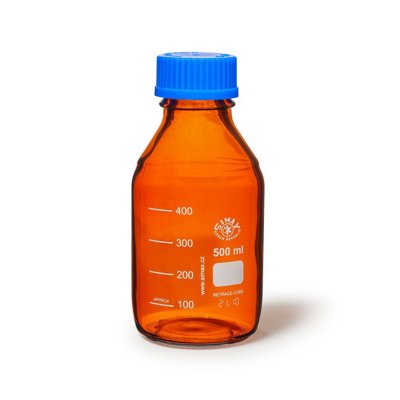 United Scientific Amber Graduated Media Storage Bottles