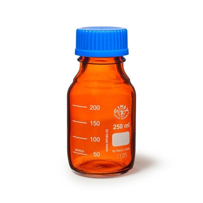 United Scientific Amber Graduated Media Storage Bottles