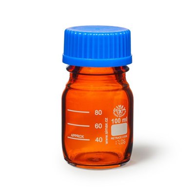 United Scientific Amber Graduated Media Storage Bottles