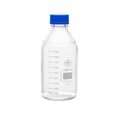 United Scientific Borosilicate Glass Media/Storage Bottles