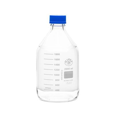 United Scientific Borosilicate Glass Media/Storage Bottles