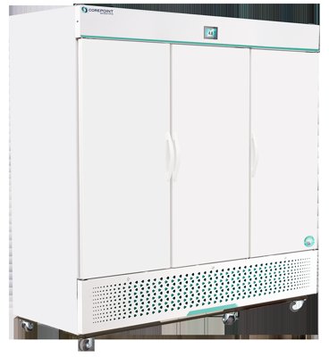Corepoint Scientific Corepoint Scientific White Diamond Series Solid Door Upright Refrigerators