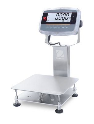 Ohaus Corporation Defender 6000 Extreme Washdown Bench Scale with Column Mount (0.002lb)