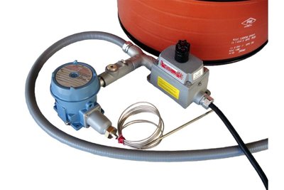 BriskHeat DHCX Series Hazardous-Area Rated Silicone Rubber Drum Heaters with Temperature Controller