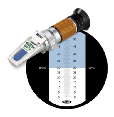VEE GEE Scientific Handheld Brix Analog Refractometers