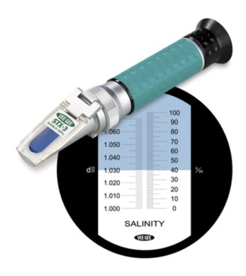 VEE GEE Scientific Handheld Salinity Analog Refractometers