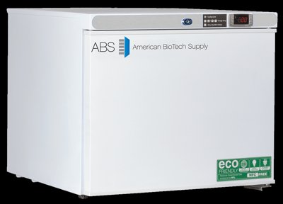 American Biotech Supply Premier Freestanding Countertop Manual Defrost Freezers