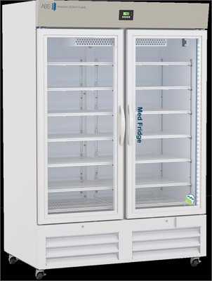 American Biotech Supply Premier NSF Certified Glass Door Pharmacy Refrigerators