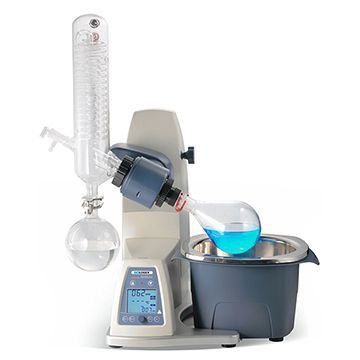 SCILOGEX SCI100-Pro Rotary Evaporator, Vertical Coiled Condenser, Motorized Lift