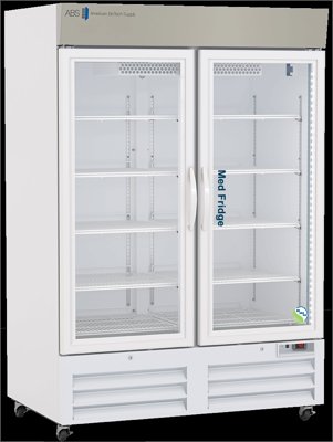 American Biotech Supply Standard NSF Certified Glass Door Pharmacy Refrigerators