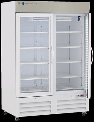 American Biotech Supply Standard NSF Certified Glass Door Pharmacy Refrigerators