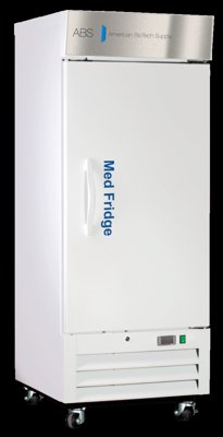 American Biotech Supply Standard Pharmacy Glass & Solid Door Laboratory Refrigerators